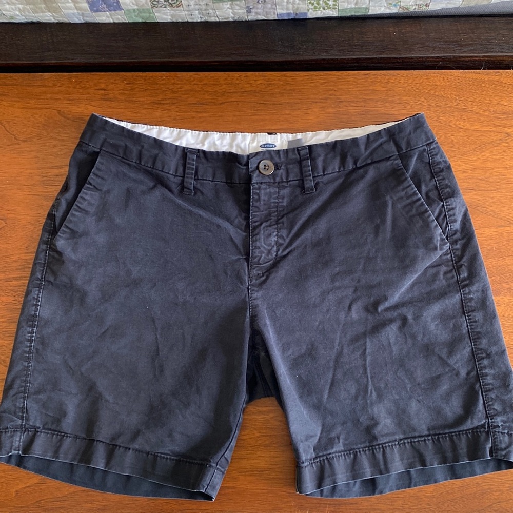 Old Navy Black Chino Shorts